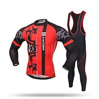 xintown cycling jersey with tights mens long sleeve bike pantstrousers ...