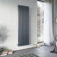 Ximax Vulkan Vertical Radiator Anthracite (H)1800 mm (W)585 mm