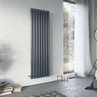 Ximax Vulkan Vertical Radiator Anthracite (H)1800 mm (W)435 mm