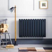 Ximax Vulkan Square Horizontal Radiator Anthracite (H)600 mm (W)1185 mm