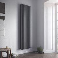 ximax fortuna duplex vertical radiator anthracite h1800 mm w590 mm