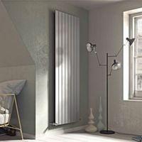 Ximax Vertirad Duplex Vertical Radiator Silver (H)1800 mm (W)445 mm