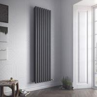 ximax fortuna duplex vertical radiator anthracite h1800 mm w472 mm