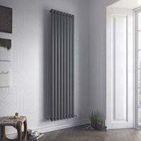 ximax fortuna vertical radiator anthracite h1800 mm w236 mm