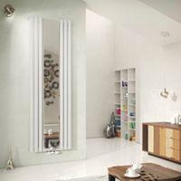 Ximax Fortuna Mirror Vertical Radiator White (H)1800 mm (W)590 mm