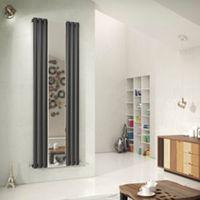 ximax fortuna mirror vertical radiator anthracite h1800 mm w590 mm