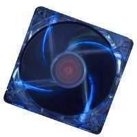 xilence 120mm case fan with led light transparent blue