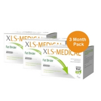 XLS - Medical Fat Binder - 180 tablet triplepack - 3 month pack