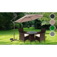 xl heavy duty cantilever parasol 4 colours