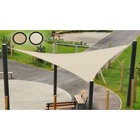 xl uv resistant triangle sail shade 2 colours