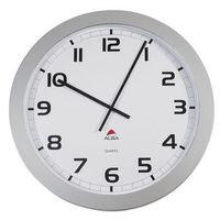 xlarge 60cm silent quartz clock silver