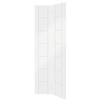 XL Joinery Palermo White Primed Bi-Fold Internal Door 76.2in x 14.9in x 35mm (1936 x 379.5mm)