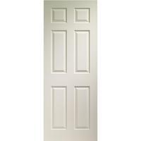 XL Joinery Colonist White Moulded 6 Panel Internal Door 78in x 27in x 35mm (1981 x 686mm)