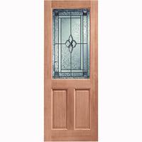XL Joinery 2XG Hardwood Dowelled Double Glazed Exterior Door with Coleridge Glass 80in x 32in x 44mm (2032 x 813mm)
