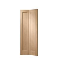 XL Joinery Pattern 10 Oak Bi-Fold Internal Door 76.2in x 13.4in x 35mm (1936 x 341.5mm)