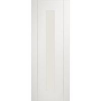 XL Joinery Forli White Pre-Finished Internal Door with Clear Glass 78in x 30in x 35mm (1981 x 762mm)