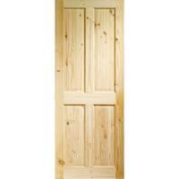 xl joinery victorian knotty pine 4 panel internal door 78in x 21in x 3 ...