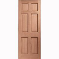 XL Joinery Colonial 6 Panel Hardwood Dowelled Exterior Door 78in x 30in x 44mm (1981 x 762mm)