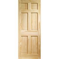 XL Joinery Colonial Clear Pine 6 Panel Internal Door 78in x 27in x 35mm (1981 x 686mm)