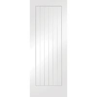 XL Joinery Suffolk White Primed Internal Door 2040 x 726 x 40mm (80.3 x 28.6in)