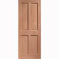 XL Joinery London 4 Panel Hardwood Dowelled Exterior Door 80in x 32in x 44mm (2032 x 813mm)