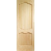 XL Joinery Louis Clear Pine Internal Door 2040 x 726 x 40mm (80.3 x 28.6in)