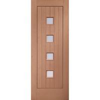 XL Joinery Siena Hardwood Double Glazed Exterior Door with Obscure Glass 78in x 33in x 44mm (1981 x 838mm)