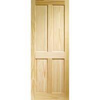 XL Joinery Victorian Clear Pine 4 Panel Internal Door 2040 x 626 x 40mm (80.3 x 24.6in)