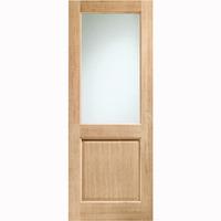 XL Joinery 2XG Oak Double Glazed Exterior Door with Clear Glass 78in x 30in x 44mm (1981 x 762mm)