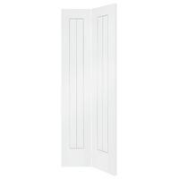 XL Joinery Suffolk White Primed Bi-Fold Internal Door 76.2in x 14.9in x 35mm (1936 x 379.5mm)