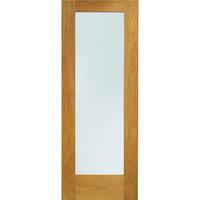 xl joinery pre finished pattern 10 oak exterior door with clear glass  ...