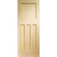 xl joinery dx vertical grain clear pine vine internal door 78in x 28in ...