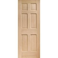 xl joinery colonial oak 6 panel internal fire door 78in x 30in x 44mm  ...