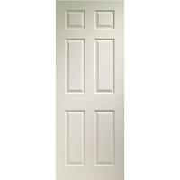 XL Joinery Colonist White Moulded 6 Panel Internal Door 2040 x 626 x 40mm (80.3 x 24.6in)