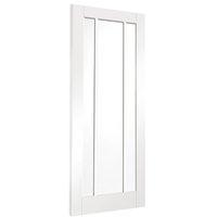 XL Joinery Worcester White Primed Internal Door with Clear Glass 2040 x 826 x 40mm (80.3 x 32.5in)
