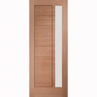 XL Joinery Modena Hardwood Double Glazed Exterior Door with Obscure Glass 78in x 33in x 44mm (1981 x 838mm)