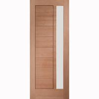 xl joinery modena hardwood double glazed exterior door with obscure gl ...