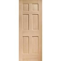 XL Joinery Colonial Oak 6 Panel Internal Door 78in x 33in x 35mm (1981 x 838mm)