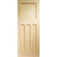 xl joinery dx vertical grain clear pine vine internal door 78in x 27in ...