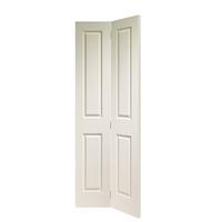 XL Joinery Victorian White Moulded 4 Panel Bi-Fold Internal Door 76.2in x 14.9in x 35mm (1936 x 379.5mm)