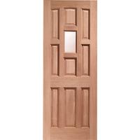 XL Joinery York Hardwood Dowelled Single Glazed Exterior Door with Obscure Glass 78in x 30in x 44mm (1981 x 762mm)