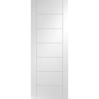 XL Joinery Palermo White Primed Internal Fire Door 78in x 27in x 44mm (1981 x 686mm)