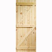 XL Joinery Knotty Pine Ledged and Braced Gate 78in x 30in (1981 x 762mm)