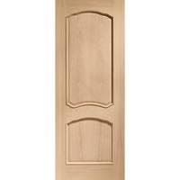 xl joinery louis oak pre finished internal door with raised mouldings  ...