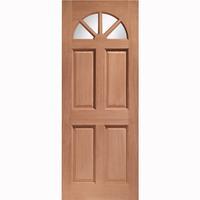 XL Joinery Carolina Hardwood Dowelled Single Glazed Exterior Door with Clear Glass 78in x 30in x 44mm (1981 x 762mm)