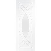 XL Joinery Treviso White Primed Internal Door with Clear Glass 78in x 30in x 35mm (1981 x 762mm)