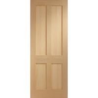 XL Joinery Victorian Shaker Oak 4 Panel Internal Door 78in x 30in x 35mm (1981 x 762mm)