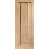 XL Joinery Worcester Oak 3 Panelled Pre-Finished Internal Door 2040 x 826 x 40mm (80.3 x 32.5in)
