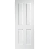 xl joinery victorian white moulded 4 panel pre finished internal door  ...