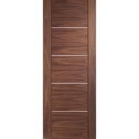 xl joinery portici walnut pre finished internal door 78in x 30in x 35m ...